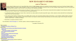 Desktop Screenshot of newtestamentresearch.com
